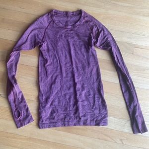 Maroon Lululemon - Long Sleeve shirt - Size 4